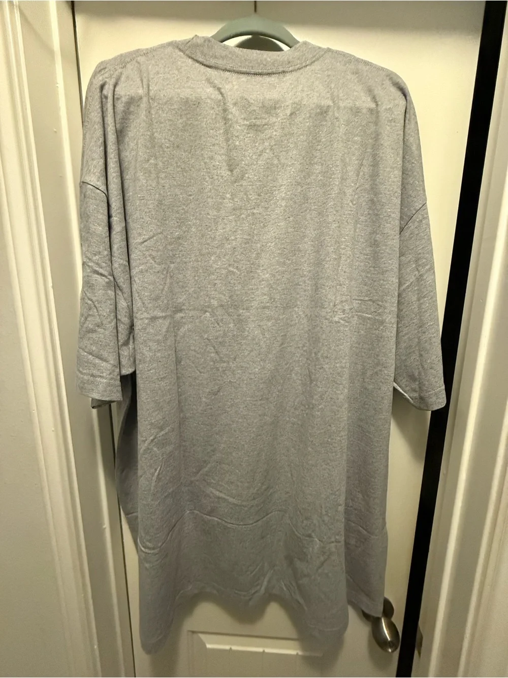 Batman Short Sleeve Tee in Gray and Yellow with Graphic Front